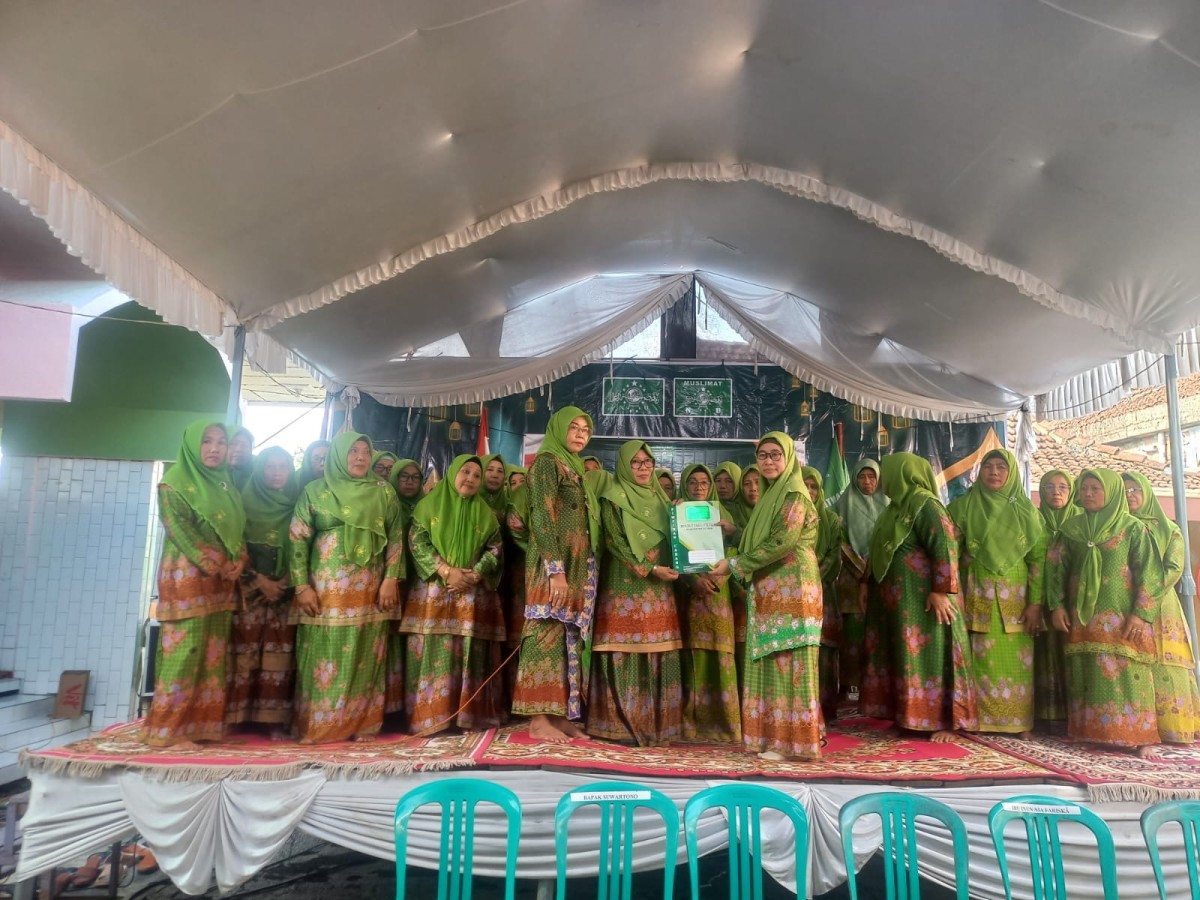 pelantikan muslimat ranting jetak