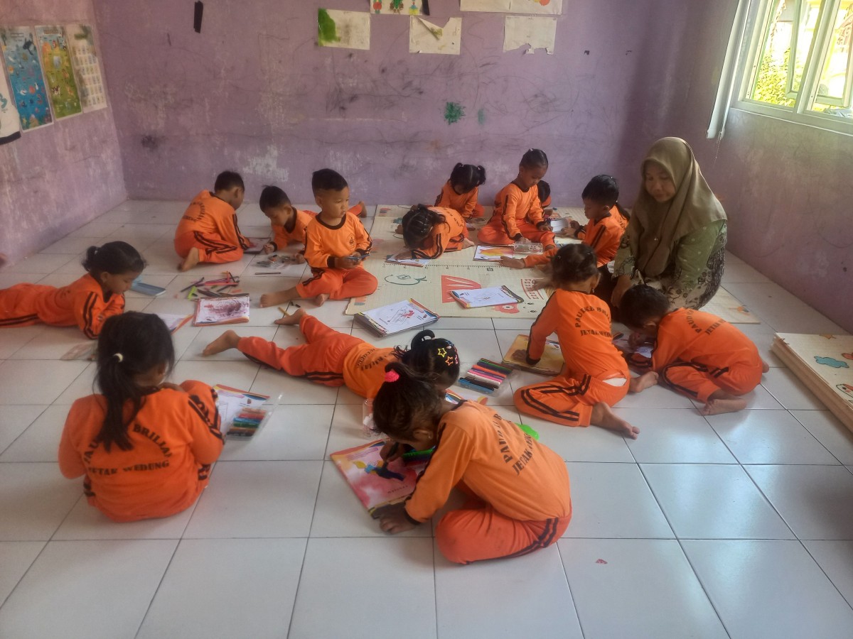 Anak paud belajar