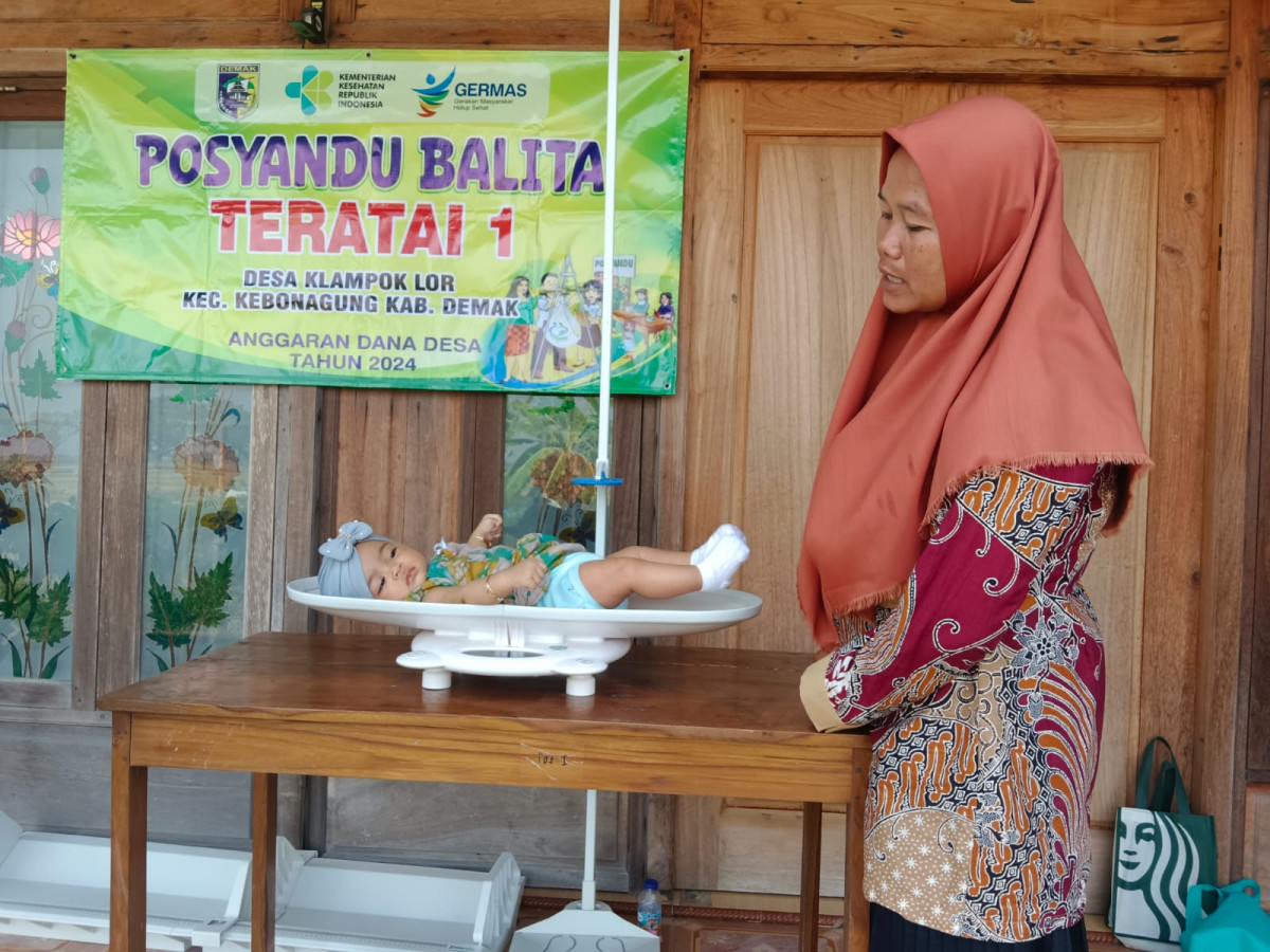Posyandu Balita bulan Agustus 2024