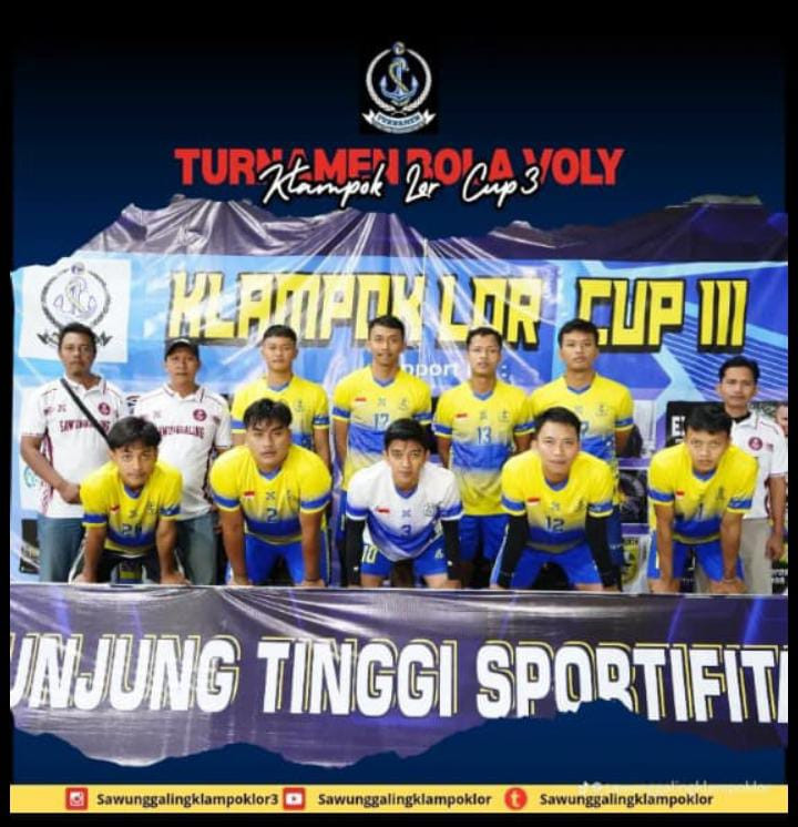 Turnamen Bola Volly Klampok Lor Cup III