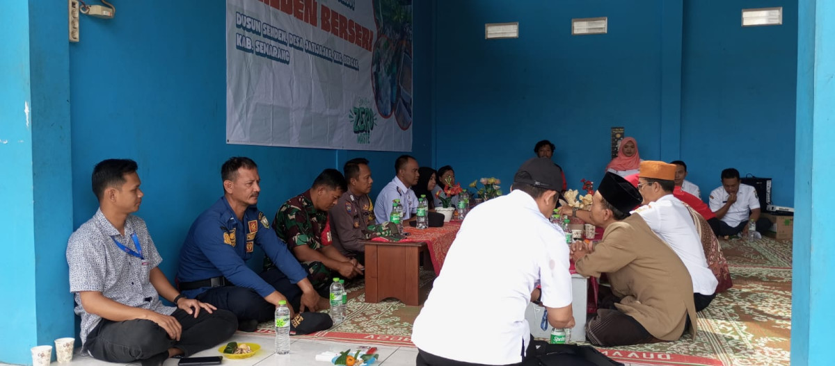 Peresmian rumah sampah dan Magot (SENDEN BERSERI)