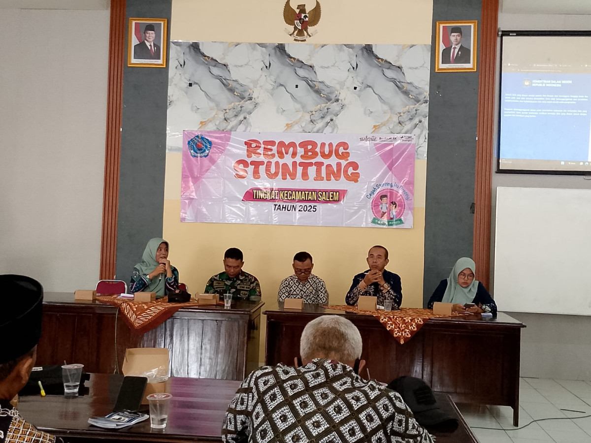 Rembug Stunting Tingkat kecamatan salem