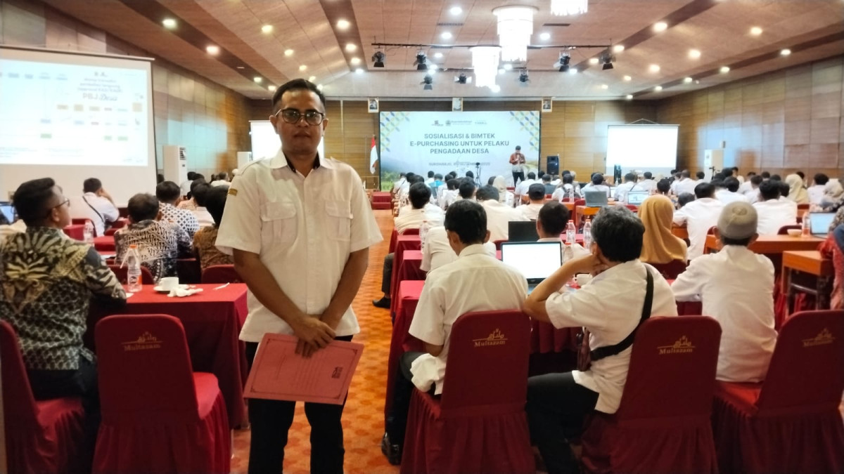 Sosialisasi dan bimtek e-purchasing untuk pelaku pengadaan desa