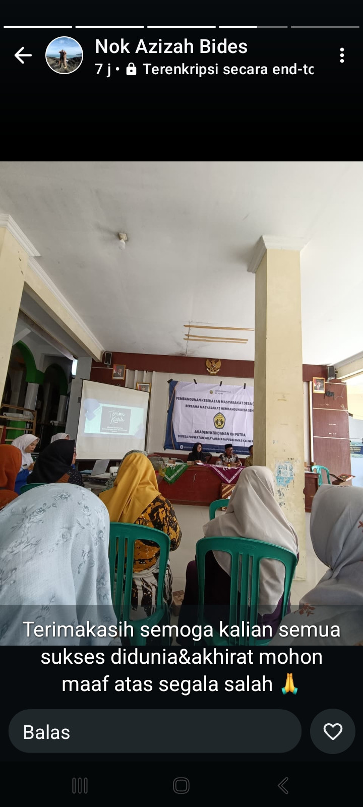 Evaluasi MMD 2 oleh Mahasiswi AKBID