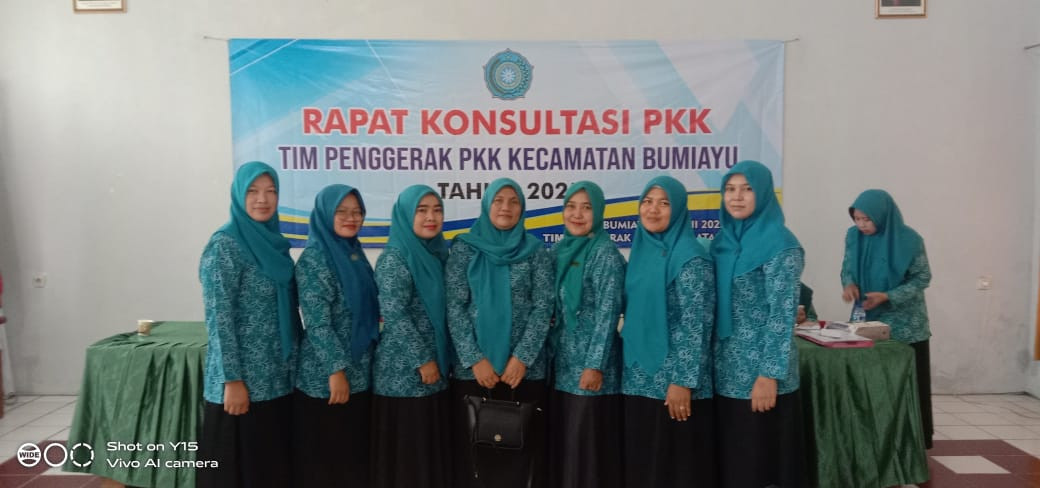 Rapat Konsultasi PKK Tingkat kecamatan Bumiayu