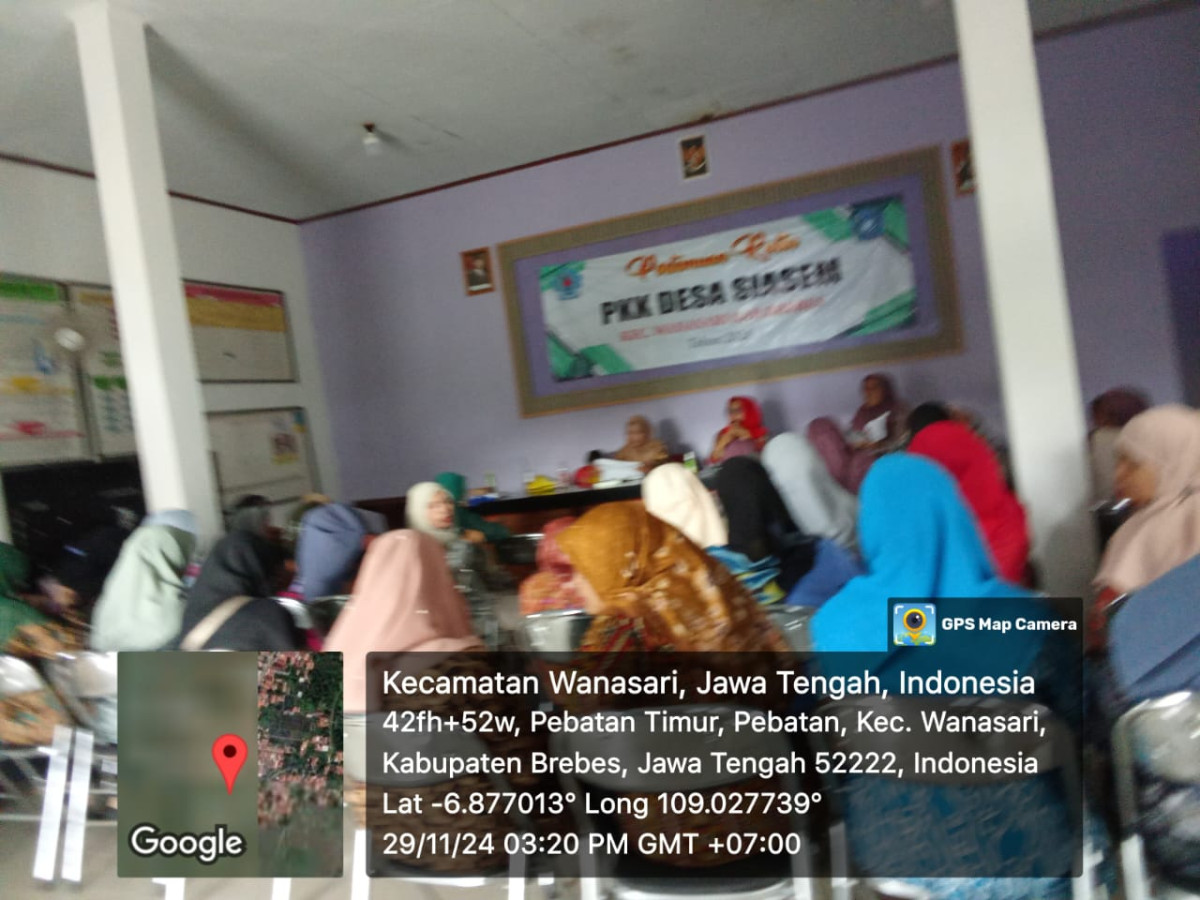 PERTEMUAN RUTIN PKK DESA SIASEM