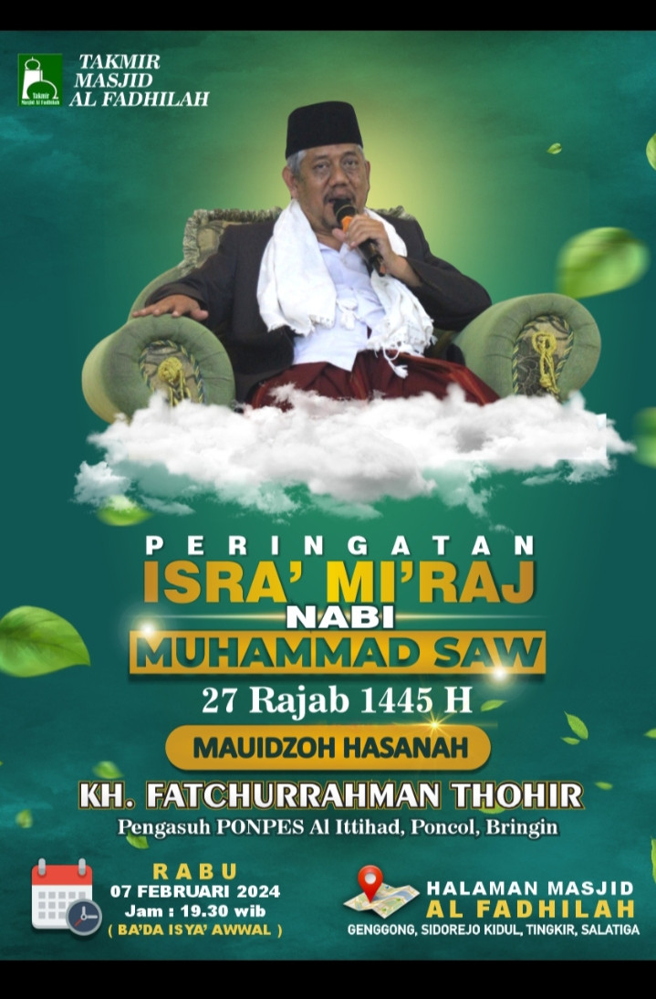 Pengajian Isra' Mi'raj 1445H