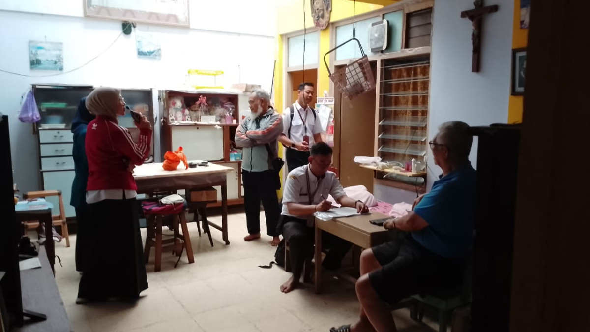 dinas menyampaikan hasil kunjungan