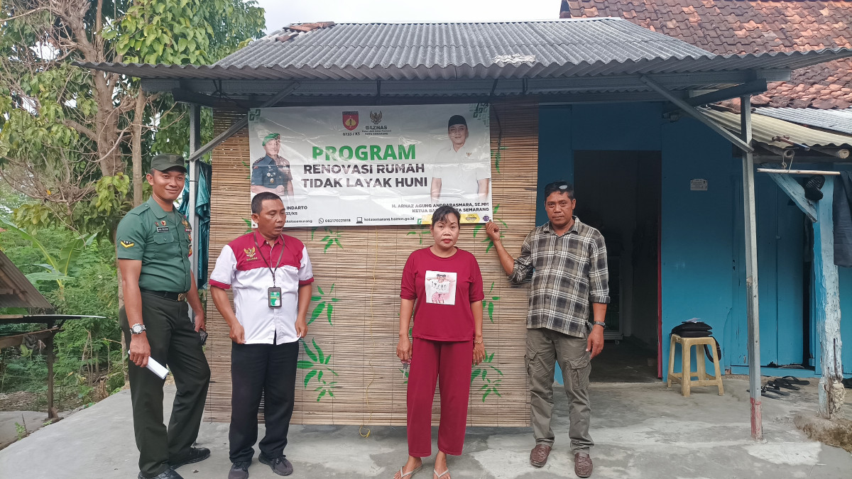 Pendampingan usulan bantuan rumah tidak layak huni dari BAZNAS kota Semarang