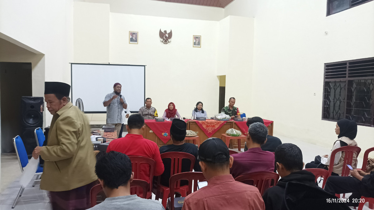 Rakor  Ketu RT RW se kelurahan Rowosari