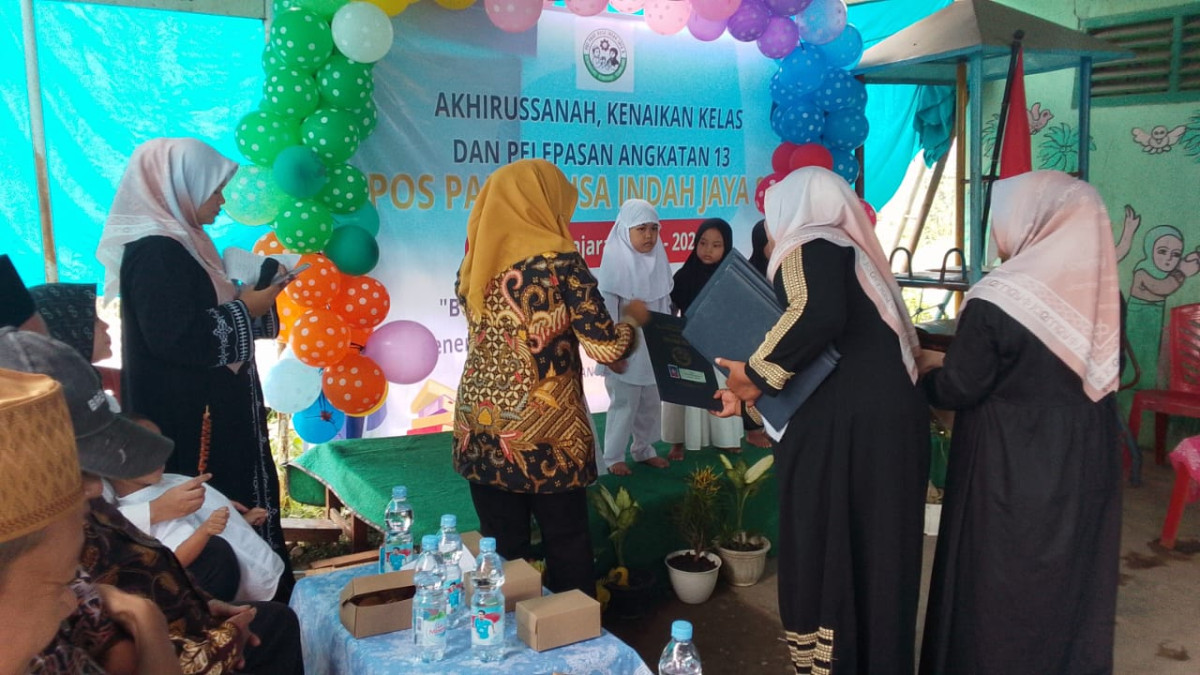 Kegiatan pelepasan Siswa POS PAUD NUSA INDAH JAYA 8