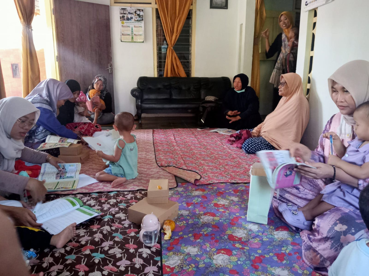 Pelaksanaan kelas ibu balita Kelurahan Kuripan Yosorejo