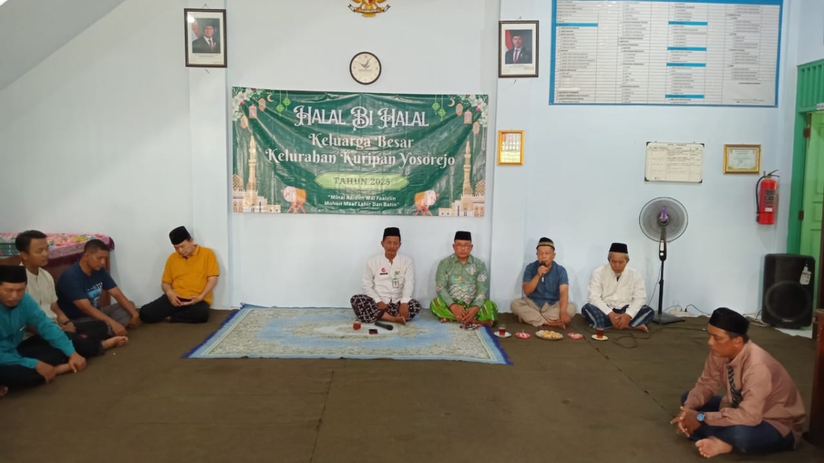 Halal bi Halal Keluarga Besar Kelurahan Kuripan Yosorejo