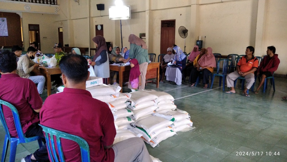Penyaluran Bapang Bulan April
