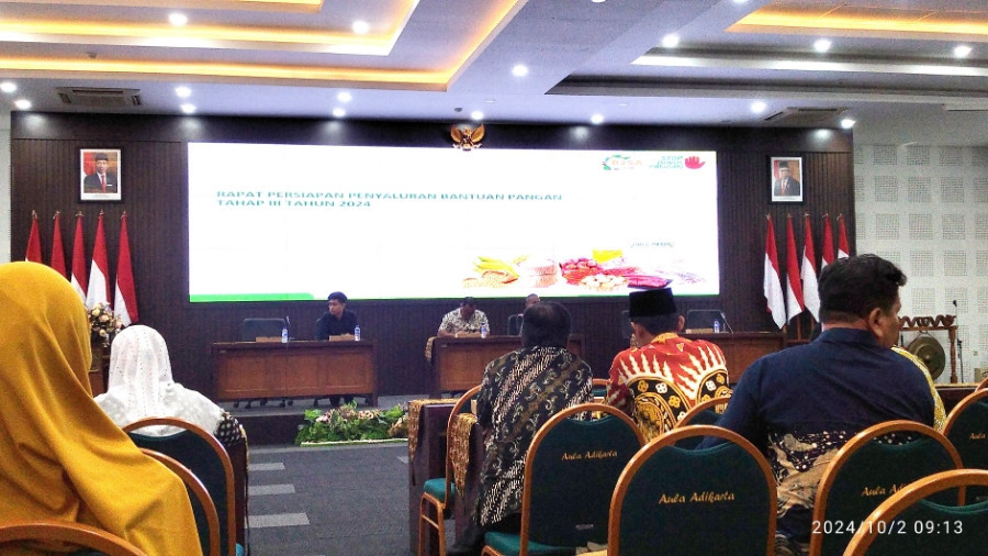 Rapat Persiapan Penyaluran Bantuan Pangan Tahap III Bulan Oktober 2024