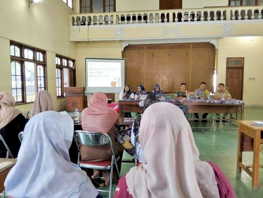 Musyawarah Masyarakat Desa (MMD) Bidang Kesehatan