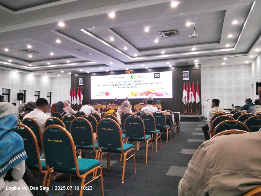 Koordinasi Penyaluran bantuan pangan Bulan Juni dan Juli 2025