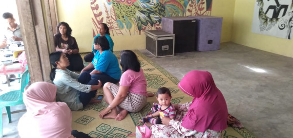 Suasana kegiatan pos bindu