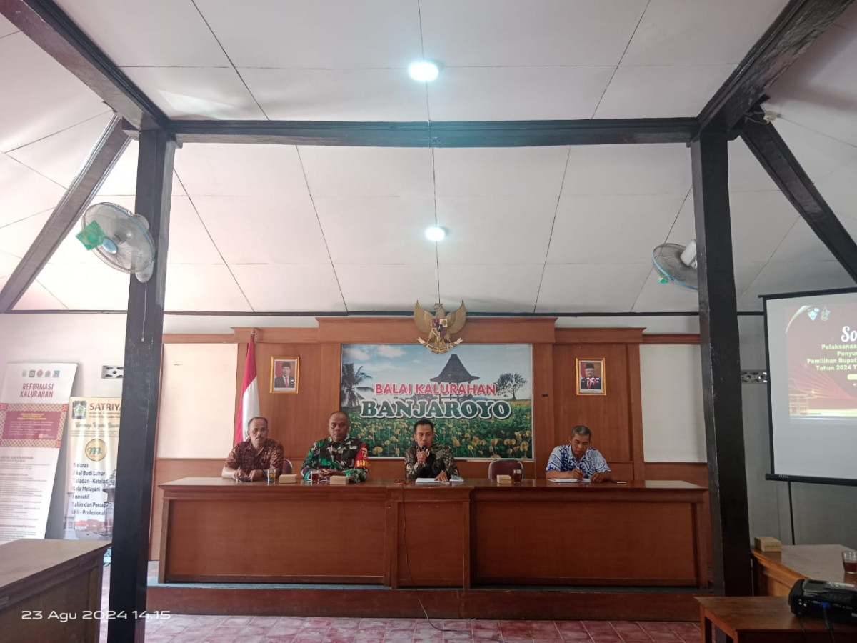 Sosialisasi Pelaksanaan Pemutakhiran Data Dan Penyusunan Daftar Pemilih Pada Pilkada 2024