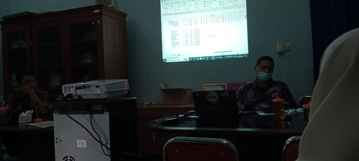 koordinasi antara kpm dan petugas gizi puskesmas, PLKB rongkop