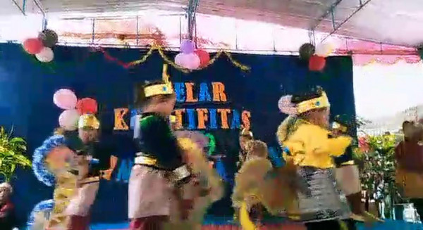 Kegiatan pendidikan, SPS Tunas Bangsa Pringwulung tampil dalam gelarKreatifitas Anak Usia Dini