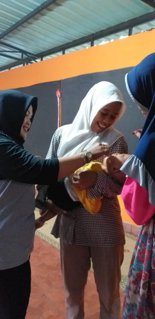 Seksi Pendidikan, posyandu balita di padukuhan Dero