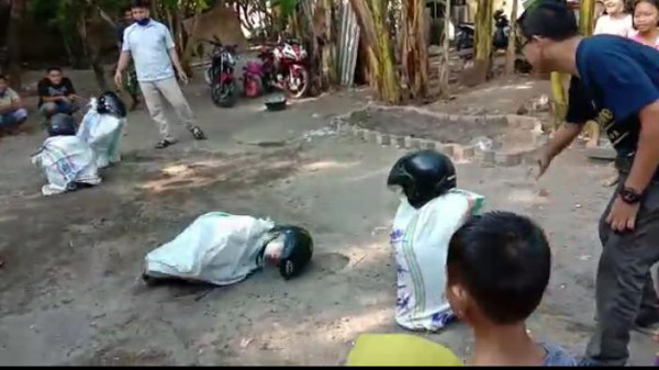 Seksi Pendidikan, Kegiatan Lomba Balap Karung di RT 4 Padukuhan Gandok