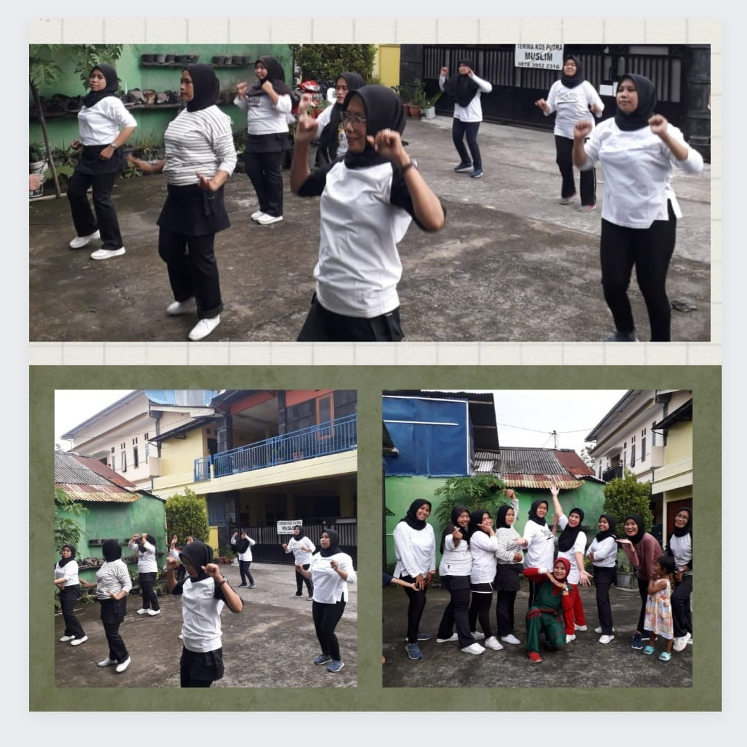 Giat senam Ibu Ibu RT04 RW12 Karangasem Gempol