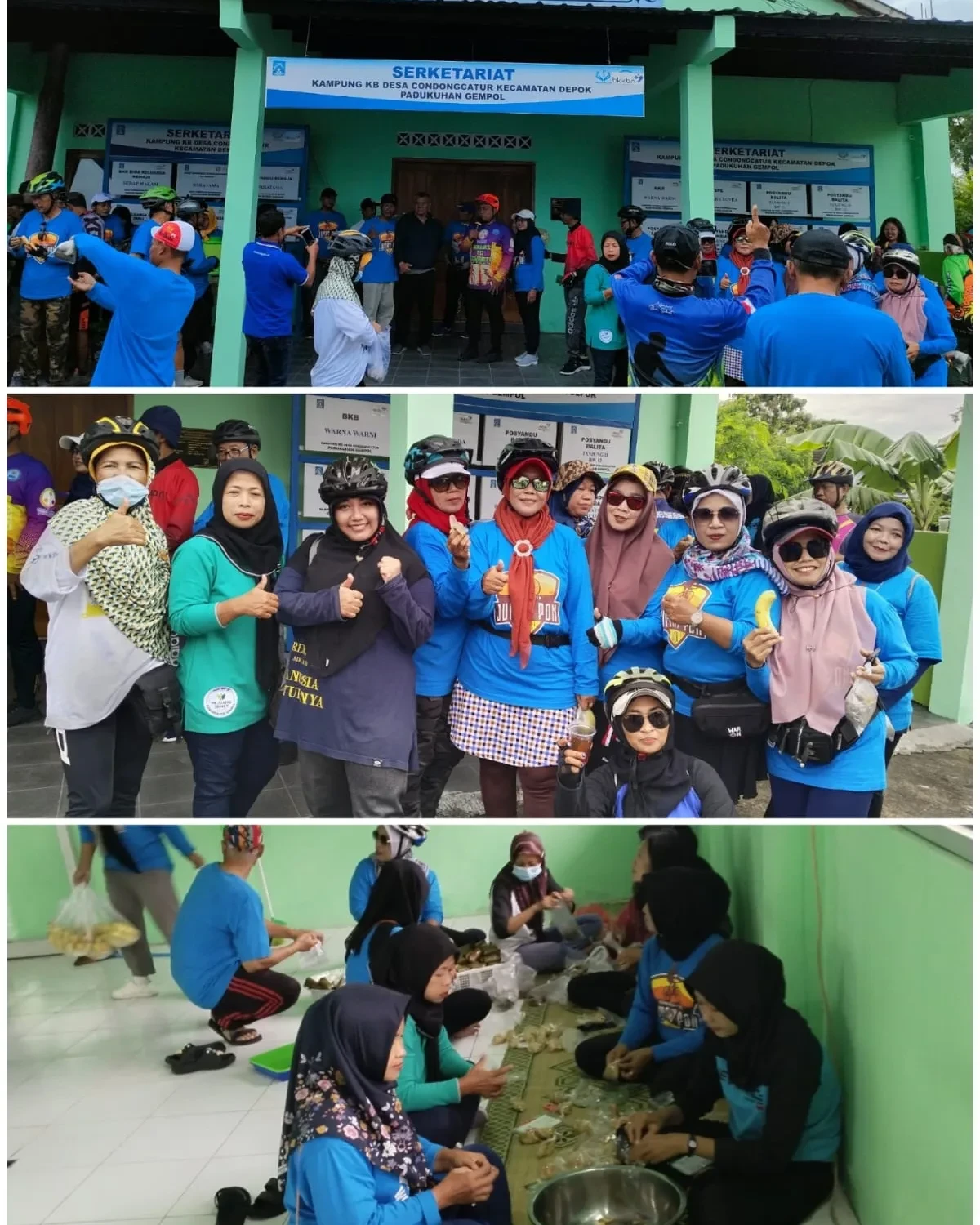 Giat persiapan menyambut kedatangan Goweser Jumat Pon Kalurahan Condongcatur dlm Rangka Peresmian Gedung Sarpras dan Olahraga Padukuhan Gempol pada hari Jumat 27 Januari 2023 jam 06.00 wib - selesai