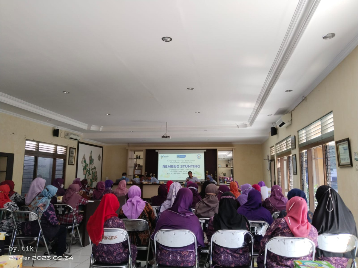 Rakordasi Kader Kesehatan & Rembug Stunting Kalurahan Condongcatur