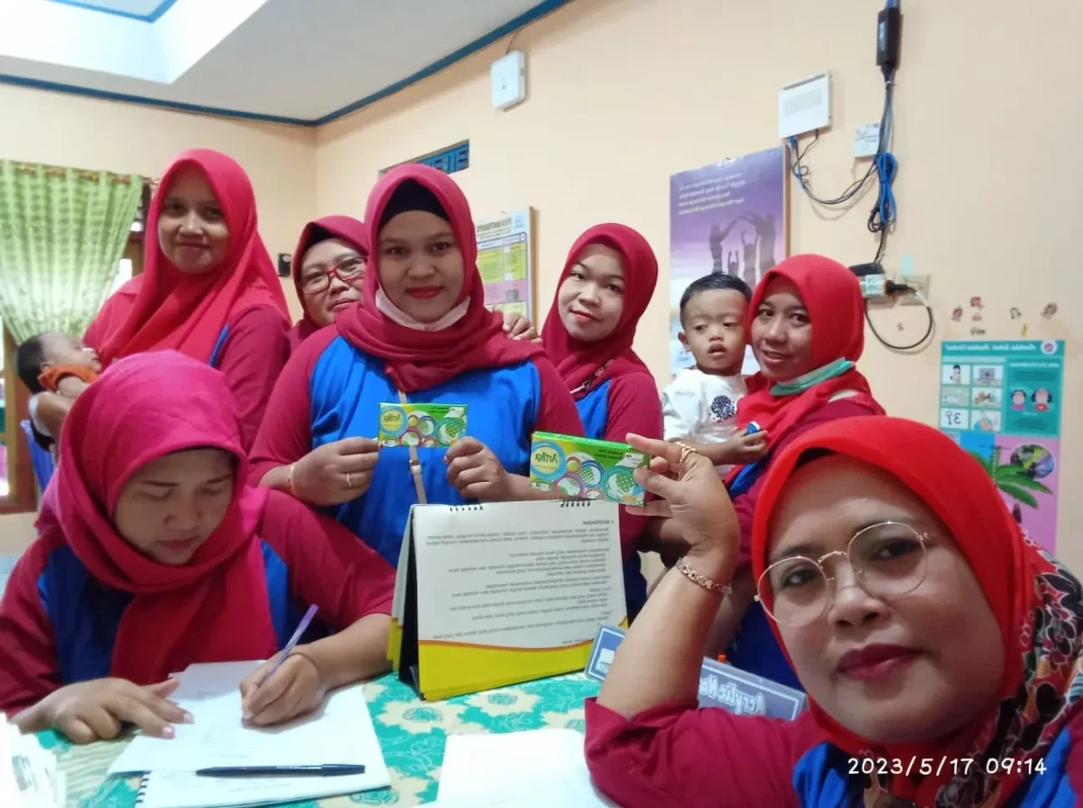 Kegiatan rutin BKB HI Warna Warni  RW12 Karangasem Gempol   Rabu 17 MEI 2023