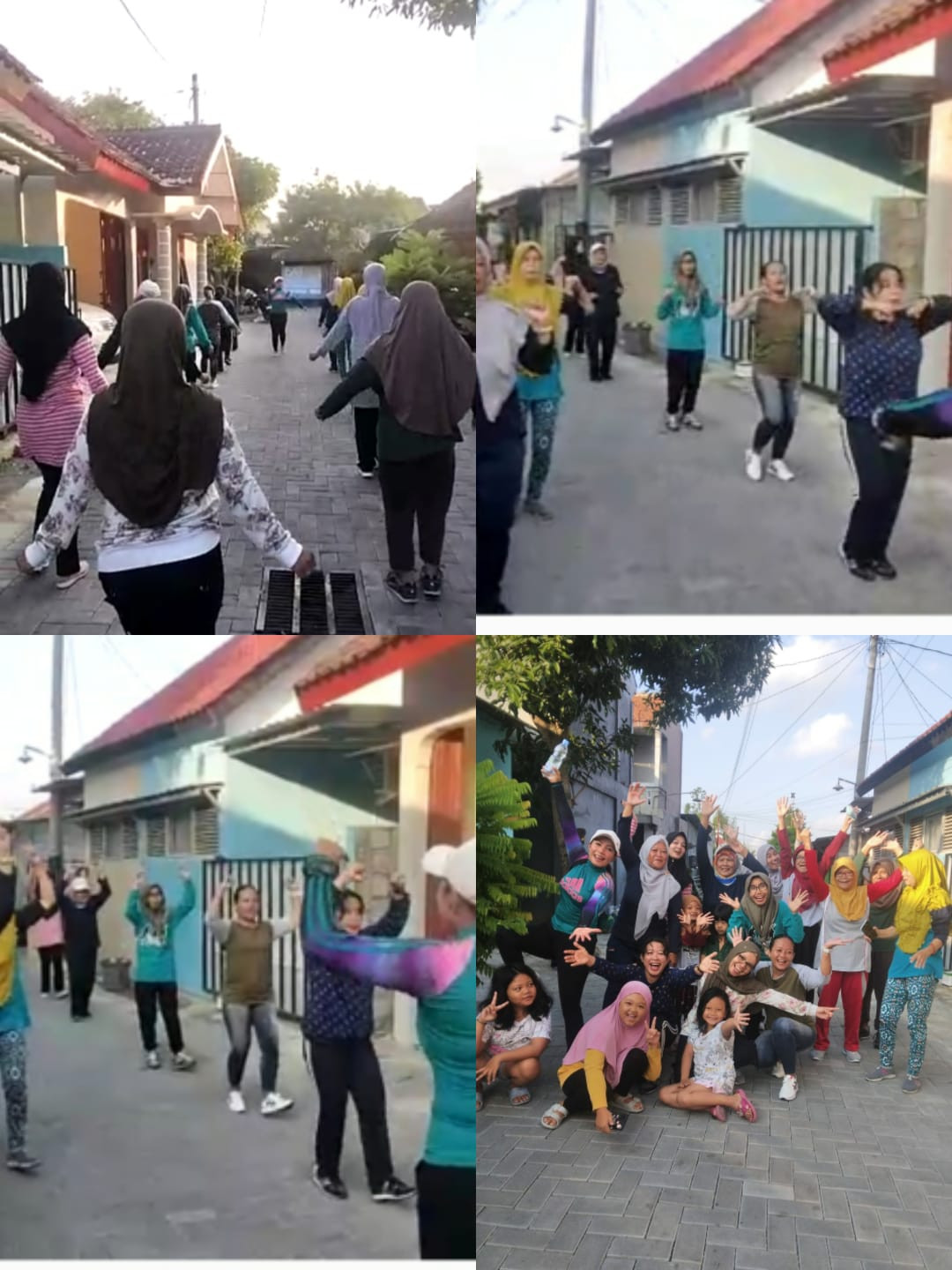 Senam sehat ibu" di Padukuhan Pondok