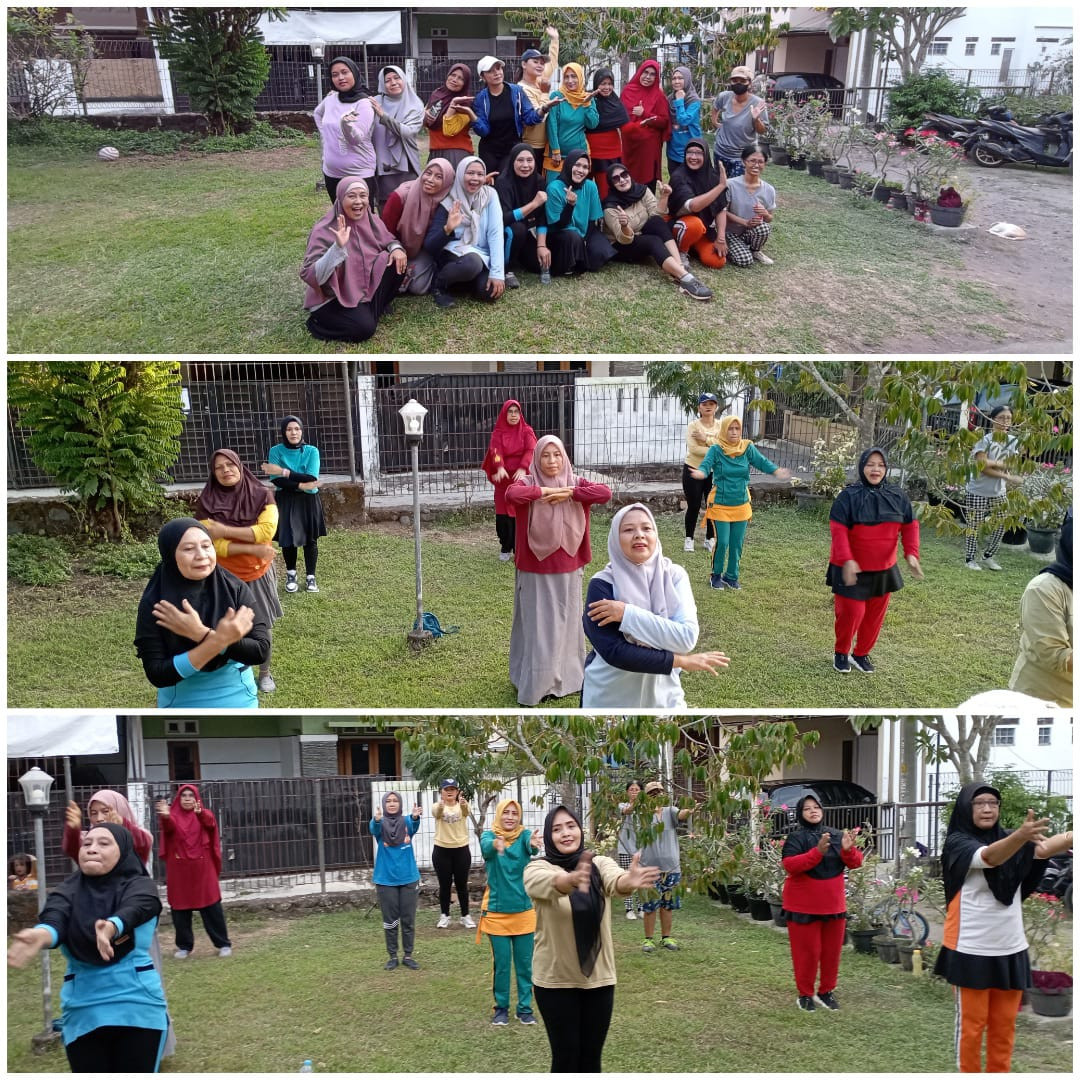 Senam Sehat Bahagia ibu ibu RT 14