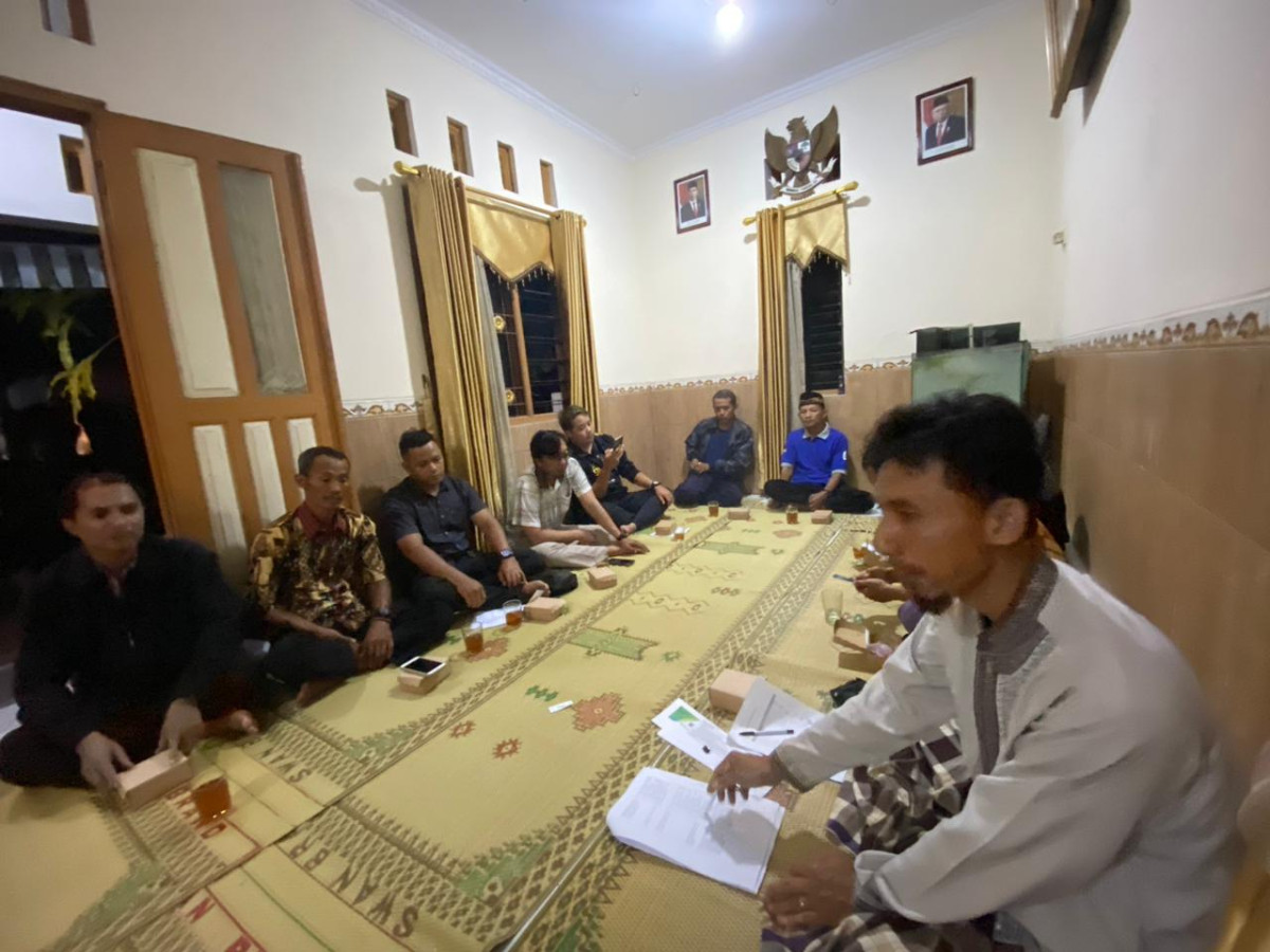 sosialisasi timeline Pemilu 2024, persyaratan KPPS dan membentuk KPPS di wilayah Padukuhan Gandok