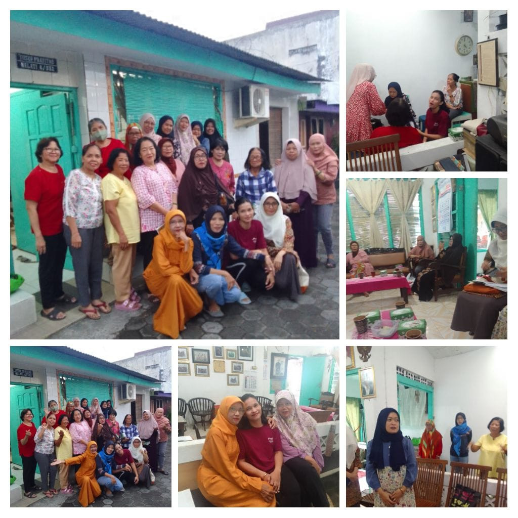 Pertemuan rutin kelompok PKK RT 13 RW 13 perumnas condongcatur padukuhan Gempol Depok Sleman