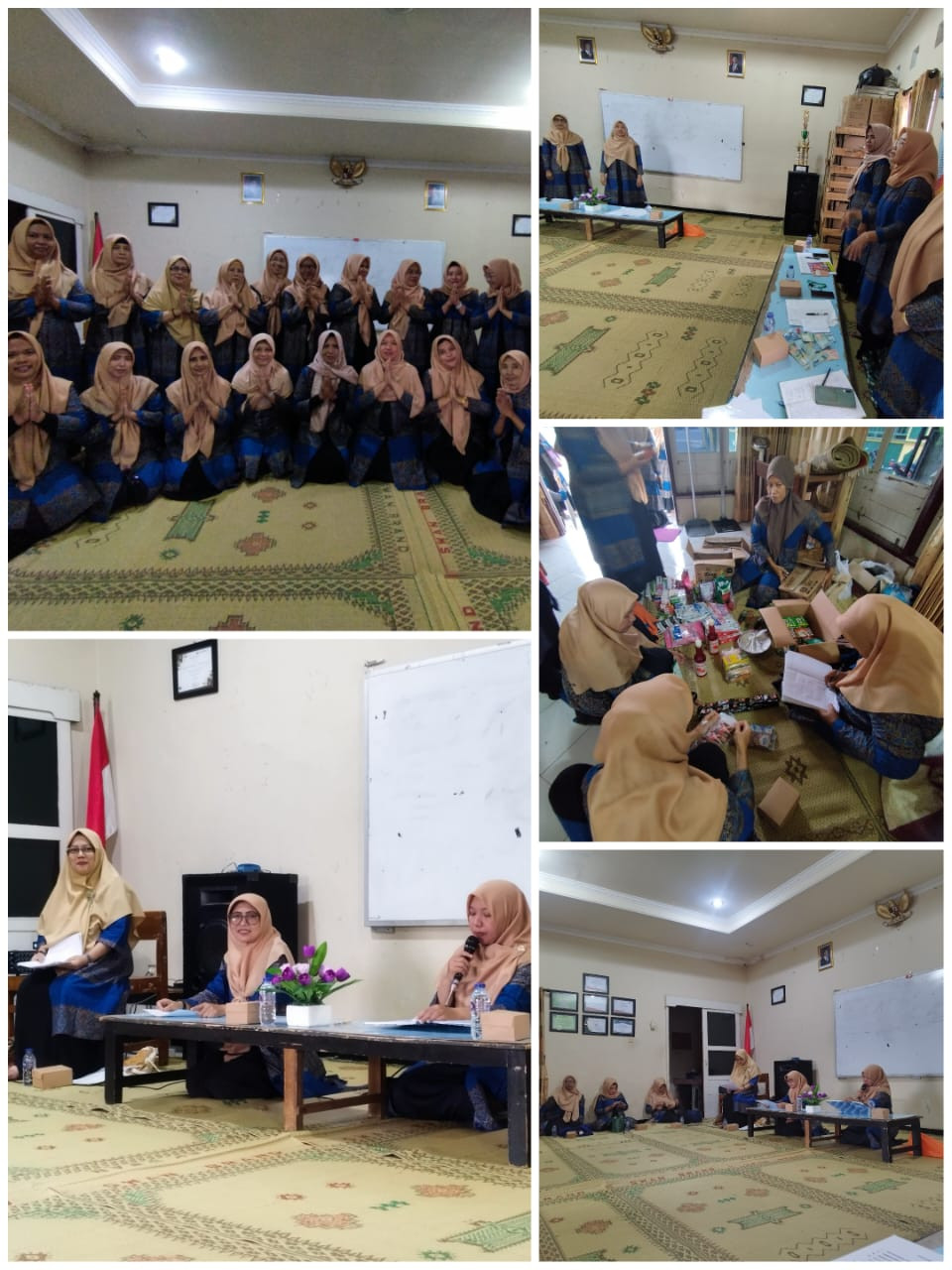 Pertemuan PKK RT 07 RW 50  Babadan baru, kentungan skaligus info ke warga bahwa akan ada sisir adminduk di kalurahan condongcatur