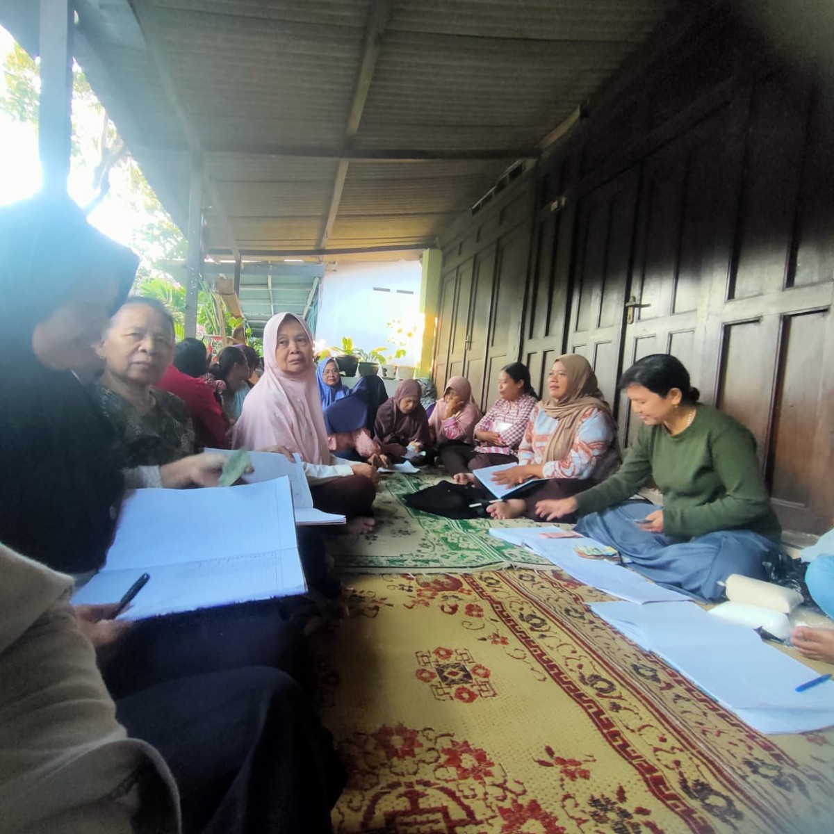 Pertemuan rutin PKK RT 07 Rw 56 Gandok