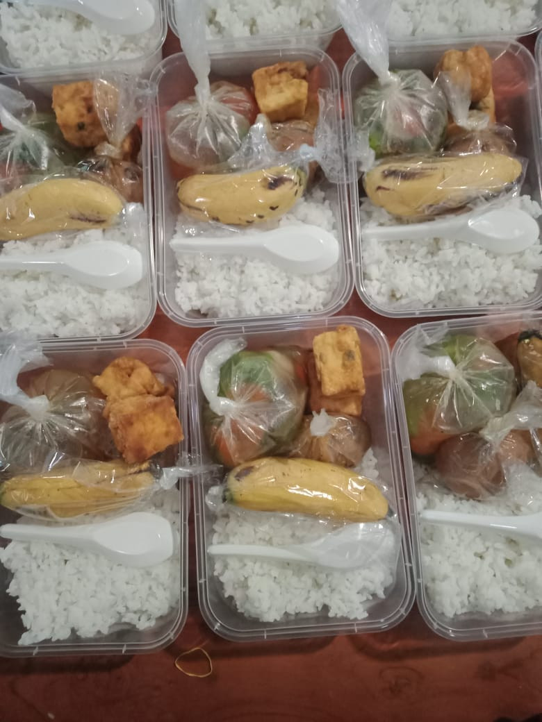 DASHAT (Dapur Sehat Atasi Stunting) berupa pemberian PMT kpd balita di Posyandu Melon, padukuhan Jontro