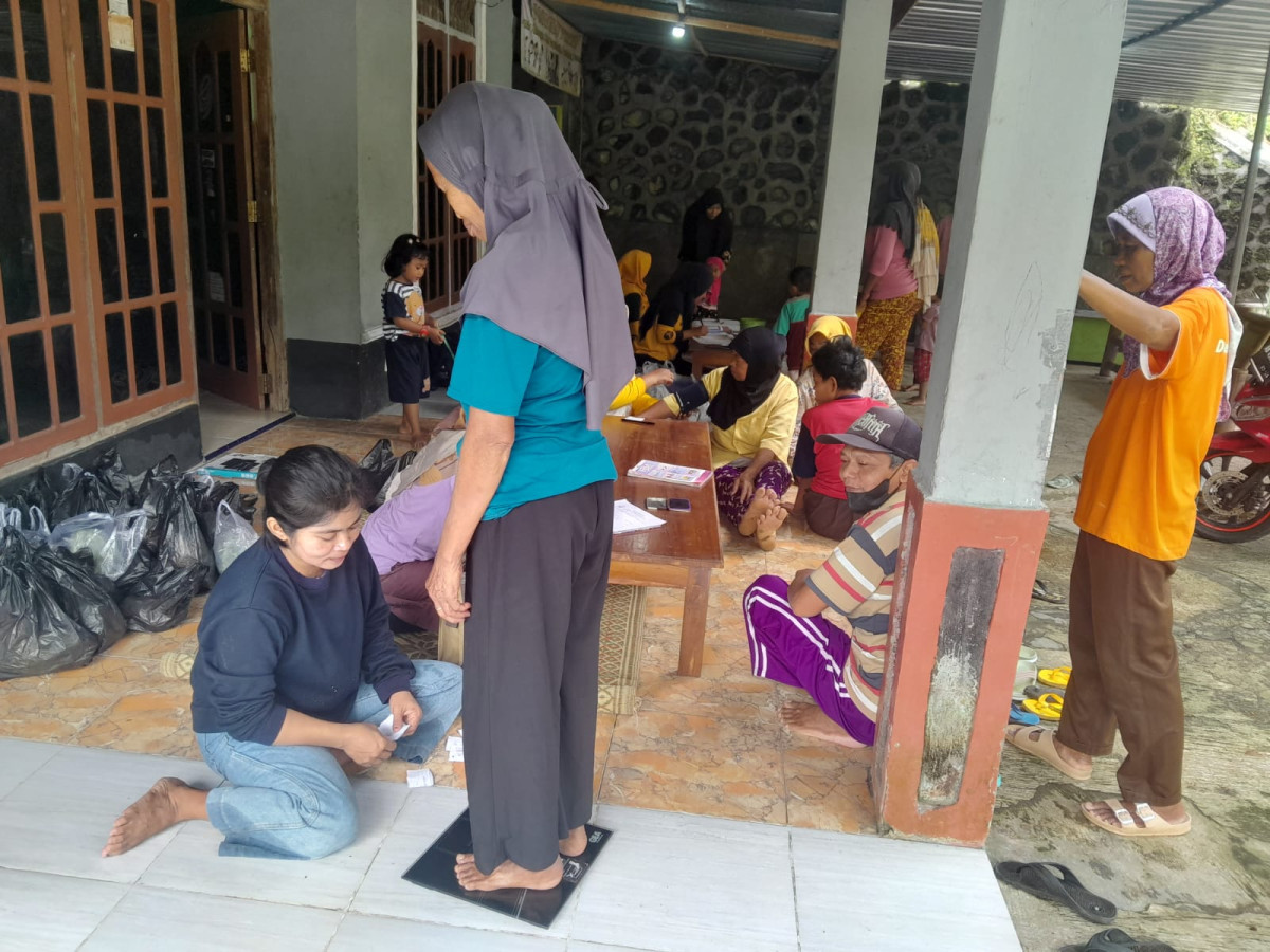 Posyandu Lansia dusun kalinongko kidul