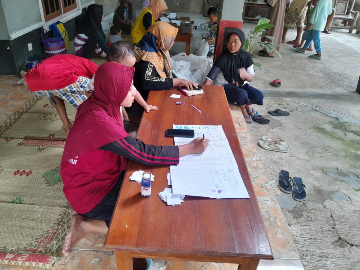 Kegiatan Posyandu lansia kalinongko kidul