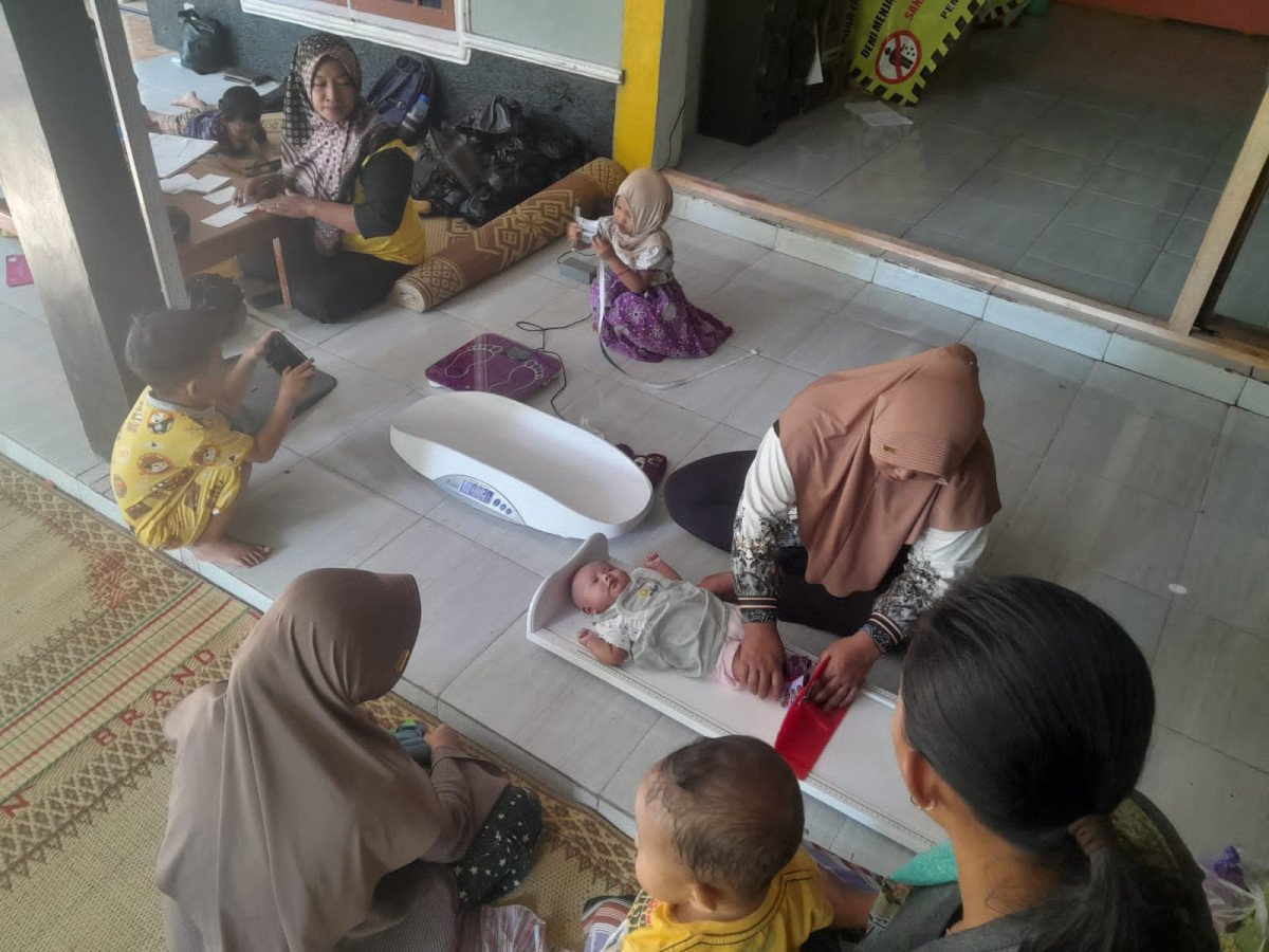 Kegiatan posyandu balita dusun kalinongko kidul