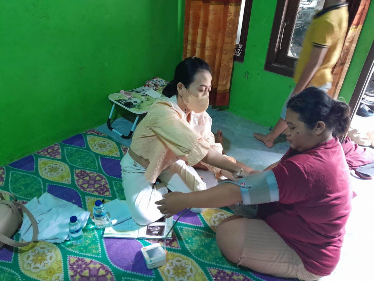 Kegiatan pendampingan bumil dusun kalinongko kidul