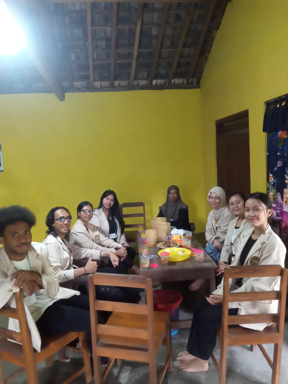 kegiatan pertemuan koordinasi penyuluhan hipertensi bersama KKN padukuhan nawung