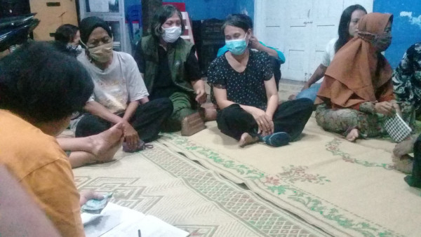 kegiatan PKK dusun Koroulon Kidul