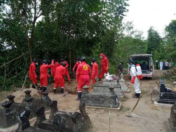 Pemakaman Covid 19 Dusun Cokrogaten