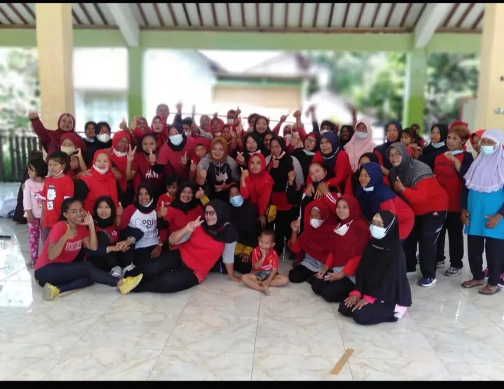 Bersama ibu² pkk