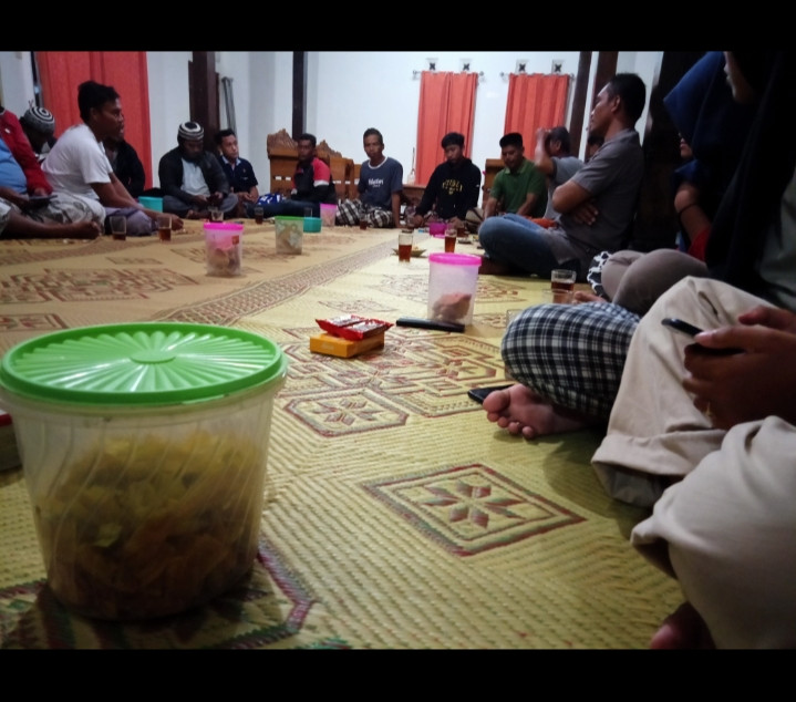 Sosialisasi team volly dusun Krebet