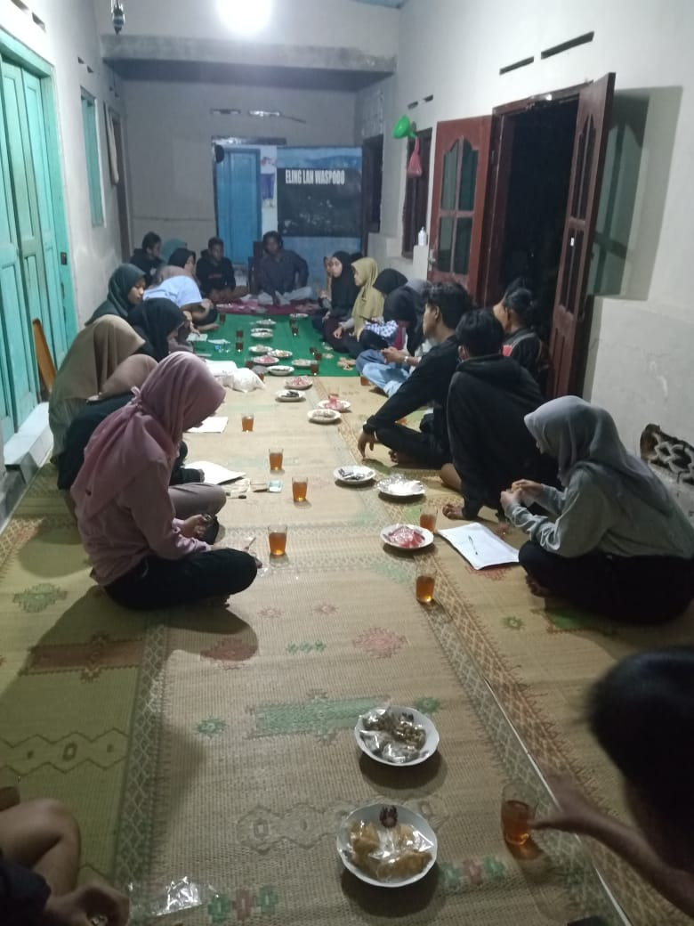 Pertemuan Rutin Karang Taruna GARENK RW 03 Rogobangsan