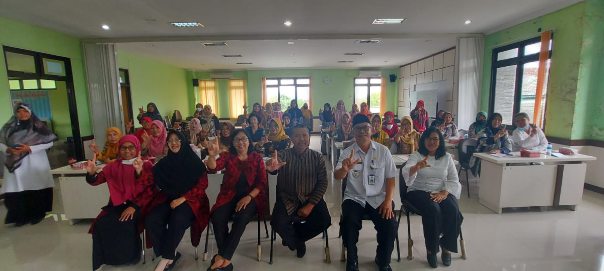 Pelatihan dari pokja 2 kabupatennya sleman