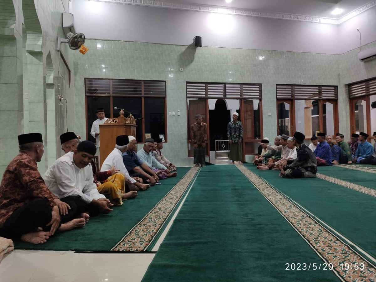 Pengajian rutin malam 17 dan Pamit Haji